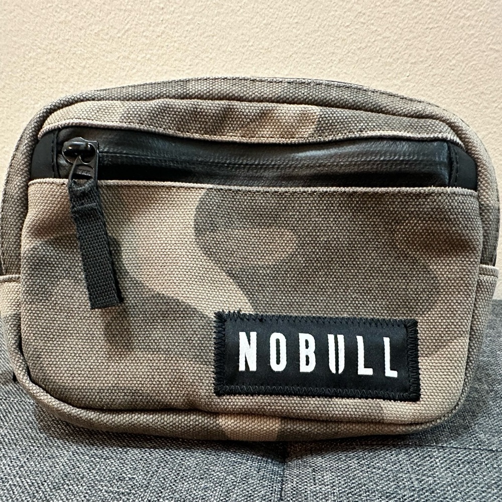 Nobull Brown Camouflage Canvas Crossbody Bag - Picture 5 of 9